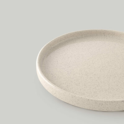 Linens Blast Seramik 21 cm Pasta Tabağı Ekru