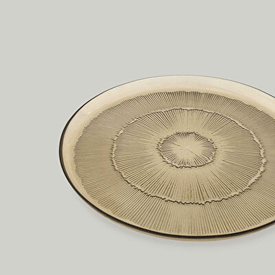 Linens Clarity Servis Tabağı 28 cm Bronz